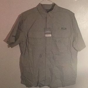 New men’s Eddie Bauer fishing shirt